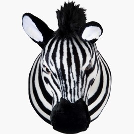 Animal head, Zebra