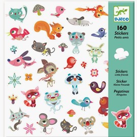Stickers, 160 st djur