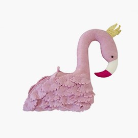 Animal head, flamingo