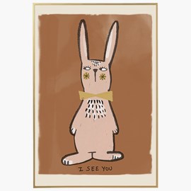 Affisch, kanin
