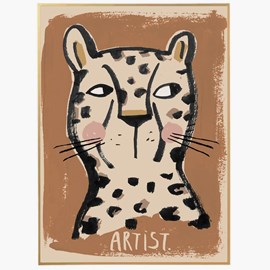 Poster, leopard
