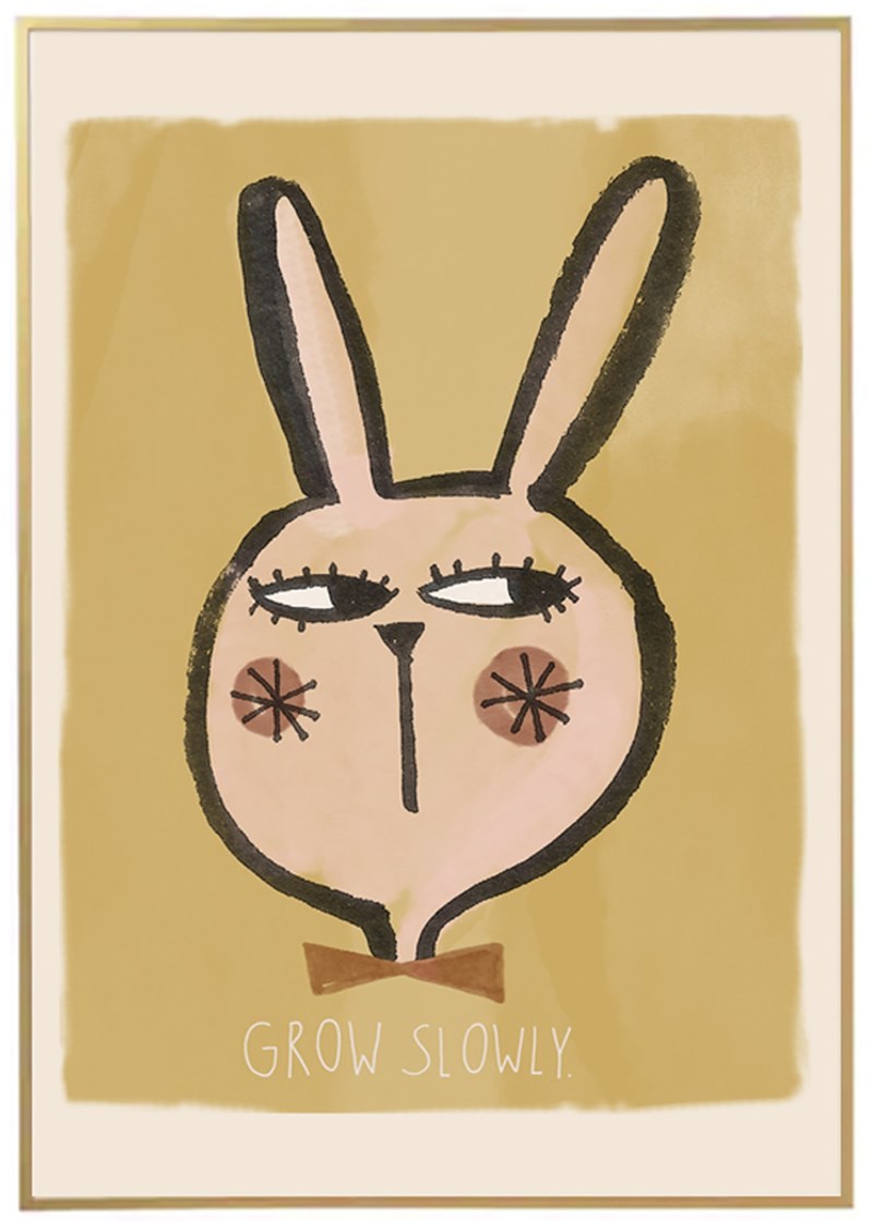Affisch, kanin